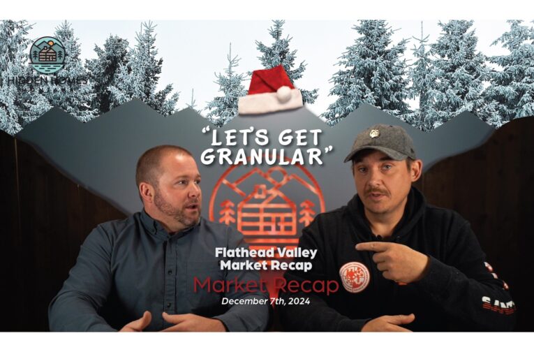 Let’s Get Granular Well Hello Everyone! Welcome to the final Flathead Valley real estate market recap of the year. We’re looking at the numbers for residential, commercial, and land listings across the Flathead Valley for November. In January 2025 we’ll be back with a full 2024 recap as well as the numbers for December 2024. Enjoy the holidays! See you next year! Austin and Ryan with Hidden Homes Montana and Keller Williams Realty