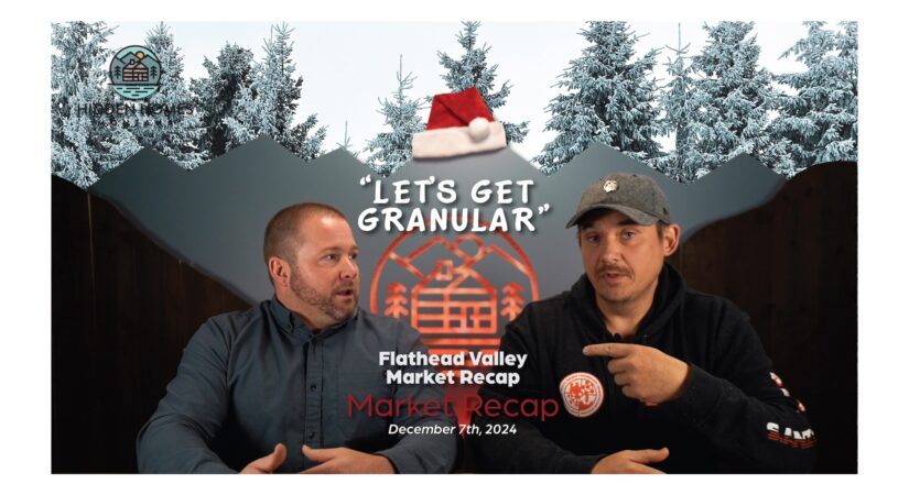 Let’s Get Granular Well Hello Everyone! Welcome to the final Flathead Valley real estate market recap of the year. We’re looking at the numbers for residential, commercial, and land listings across the Flathead Valley for November. In January 2025 we’ll be back with a full 2024 recap as well as the numbers for December 2024. Enjoy the holidays! See you next year! Austin and Ryan with Hidden Homes Montana and Keller Williams Realty